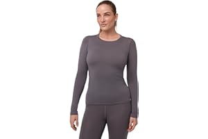 DANISH ENDURANCE Haut Thermique en Laine Merinos pour Femme, sous-Vêtements Thermiques. Couche de Base d'hiver