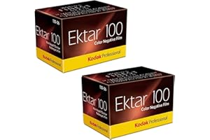 Kodak Ektar 100 Professional ISO 100, 35mm, 36 Exposures, Color Negative Film (Pack of 2)