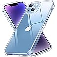 Vimiki Clear for iPhone 13 Case, iPhone 14 Case, [Never Yellow] Protective Bumper Hard PC Phone Cases, Thin Slim Fit Cover, Clear