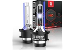 CAR WORK BOX D2S 8000K Xenon Lampada, HID Lampadine 35W per 12V Auto Fari