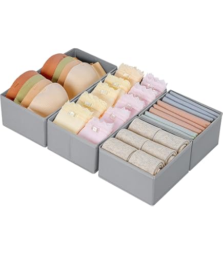 Organizer Armadio PANTONE | 3 Scomparti Pieghevole | 32x16x10 Cm | Per Biancheria E Accessori | Salvaspazio - Foto 2