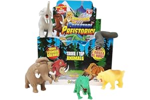 #sbabam, Depredadores prehistóricos Dinosaurios, Juegos para niños de quiosco, Juego de Animales para niños como león y Lobo, Paquete de 4 Piezas, Ideas de Regalo para niños, a Partir de 3 años
