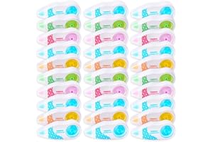 GUDOTRA 30 Pcs Blanco Correcteur 5m x 5mm Souris Correcteur Blanc avec Capuchon Blanco Souris Correcteur pour Fournitures Scolaires École Bureau