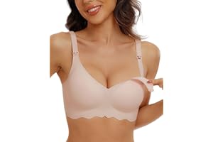As Fairy Still-BHS zum Stillen, kabelloser, Nahtloser Schwangerschafts-BH, Ultra-Komfort-Schwangerschafts-Schlaf-Bralette für Frauen