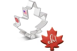 Ann Clark Cookie Cutters Cortador de galletas hoja de arce grande - 10,2 cm