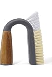 Full Circle Grunge Buster Grout and Tile Scrub Brush, Grey by Full Circle