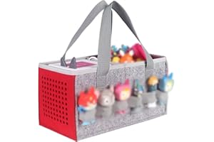 GISEO Tasche für Toniebox Starter Set und Tonies Figur, Schutzhüllen-Organizer mit viel Platz für Toniebox-Zubehör,Tragetasche mit Tragegriff für Toniebox Tonie Figuren Aufbewahrung