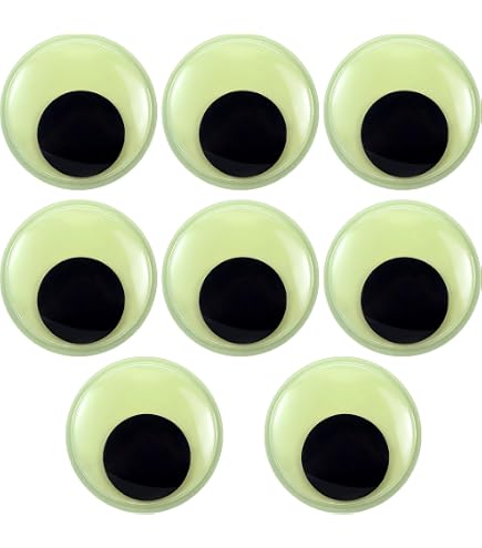 300 Stk Halloween Aufkleber – Mit Glitzer, Wackelaugen & Lustigen Motiven