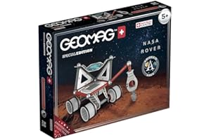 Geomag Special Edition Lunar Rover NASA, budynek magnetyczny, 52 sztuki, wielokolorowy (biały/szary/czerwony/niebieski) 809