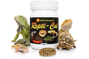 Pet Care International (PCI) Repti-Cal to Provide Essential Calcium & Vitamin D3 for Healthy Reptile & Amphibians Healthcare (250grm)