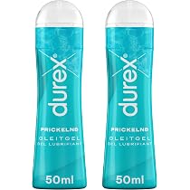 Durex Gleitgel Prickelnd - Gleitmittel auf Wasserbasis für Sex mit ...
