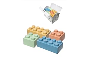 Zebrix XXL 25 Klemmbausteine Edition 4 Pastellfarben I 25 Große Soft Touch Bausteine Indoor und Outdoor I Für Babys & Kinder ab 6 Monaten I Made in Germany