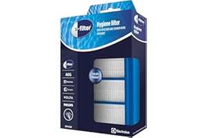 ‎ELECTROLUX Electrolux EFH12W S-Filtr HEPA 12 Zmywalny, Wysokowydajna filtracja, Wychwytuje alergeny i drobny kurz, Łatwy w czyszczeniu, Uniwersalna kompatybilność, Zestaw 1 sztuka