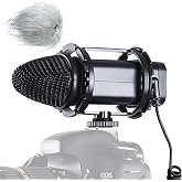 Boya BY-V02 Condenser DSLR Kamera Mikrofonu, standart