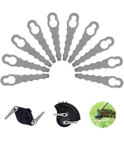 Lot 20 Lames Plastique + Disque De Coupe Origine Florabest FAT 18 B3 - Compatible LIDL IAN 273039