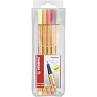 Fineliner - STABILO point 88 - 5er Pack - neon