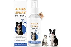 FULFORLOV Stop Destructive Chewing with Bitter Apple Spray – Stop Destructive Chewing, Licking & Biting. Safe, Effective Deterrent for Furniture, Shoes, Paws & Bandages. Ideal Pet Training Aid