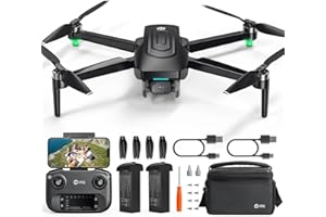 Holy Stone HS175G Dron con Cámara 8K y EIS, Motor sin Escobillas, 60 Min de Vuelo, GPS, Retorno Inteligente, Drones con Cámara 8K Adultos, Drone Plegable con Batería de Carga Rápida, C0