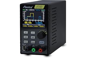‎ABESTOP Abestop AT6305 labornetzteil 60V, DC-Stromversorgungen geregeltes labornetzgerät mit 4-stelliger 2,8-Zoll-LCD-Anzeige(60V/5A/300W)