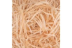 Yingd Shredded Tissue Paper - 500g Champagne Shredded Tissue for Gift Boxes, Hampers, Packaging, Basket Grass Raffia Gift Filling, Party Supplies Decoration
