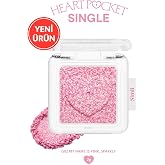 Peripera Kişiselleştirilebilir Simli Tekli Far Heart Pocket Single (G02 My Name is Pink Sparkly)