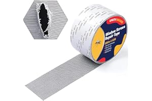 Mosquito net patch repair Tape, Window Screen Repair Tap, Strong Adhesive & Waterproof Window Mosquito net Covering Mesh Tape for Door Tears Holes Screen Patch Repair (200Cm X 5CM) (200Cm X 5CM)