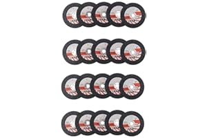 TTAMG Bdfhjln 20 piezas 75mm mini disco de corte circular resina muela para 10mm agujero amoladora angular madera azulejo disco de corte herramienta eléctrica