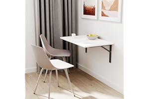mikon 65x65 | Wandklapptisch Klapptisch Wandtisch Küchentisch Schreibtisch Kindertisch | Weiss