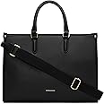 Miraggio Womens Denice Large Sized Tote Bag With Adjustable & Detachable Sling Strap And Top Handles | Fits Upto 16" Laptop | Tote Bags for Women For Office Use, Work