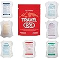 Real Vitamins Travel RX - 63 PCS TSA-Approved Travel Medicine Variety Pack with Resealable Bag for Indigestion, Motion Sickness & More, Travel Essential OTC Medicine Pack (3 Kits)