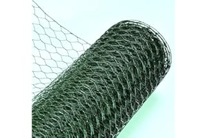 Maschendrahtzaun Kaninchendraht Kükendraht Hasendraht grün Draht 30-100 cm Höhe Sechseckgeflecht Sechseckdraht PROFISHOP-BREMEN