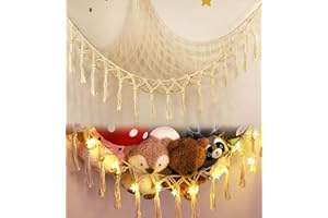 PAIKIUU Teddy Net Hammock Teddy Bear Hammock Stuffed Animal Storage Net Plush Toy Storage for Stuffed Toys Cuddly Toys Teddies for Children's Room and Playroom