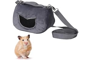 CUQUE Venta Loca Portador de hámster, Bolsa de Transporte para Mascotas, Bolsa de Salida de Tres tamaños para Mascotas pequeñas Conejillo de Indias(Medium)