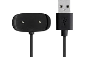 kwmobile USB Kabel Charger kompatibel mit Huami Amazfit T-Rex Pro / GTS2 / GTS 2e / GTS2 Mini/GTR 2 Ladekabel - Smart Watch Ersatzkabel - Fitnesstracker Aufladekabel in Schwarz