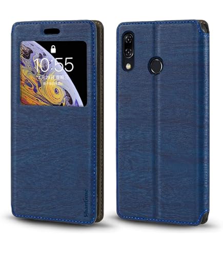 Cadorabo Custodia Libro per Alcatel 1 2019 in GRIGIO CHIARO MARRONE - con Vani di Carte, Funzione Stand e Chiusura Magnetica - Portafoglio Cover Case Wallet Book Etui Protezione