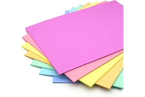 Rothmill A4 Premium Coloured Paper, 120gsm Multicoloured Paper Pack with 7 Pastel Colours, Ideal for Arts and Craft, Office and Stationery Use - 100 Sheets