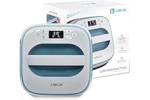 Loklik Easy Heat Press Heizpresse Blau