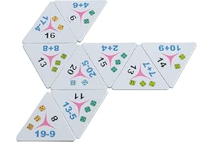 Tiltan - Tri-Domino Calculation up to 20 - Educational Game Mathematics Primary School