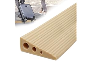 MIUUIPI Türschwellenrampen, 100x6.5x2.5CM Schwellenrampe, PVC Rollstuhlrampe, rutschfeste Oberfläche, Gummirampe Auffahrrampe Schwellenrampe für Rollstuhl, Kinderwagen, Rollator oder e Scooter