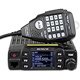 Retevis RT95 Mini Mobile Device Dual Band Amateur Radio Ham Radio 200 Channels 5W/15W/25W DTMF 5Tone Walkie Talkie Auto Trans