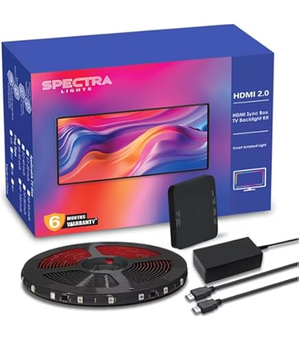 Buy Spectra Lights HDMI Sync Box 2.0 - TV LED Backlight for 75-85