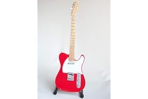 MUSIC LEGENDS COLLECTION Guitare miniature ESP telecaster rouge - Ron Wood - Rolling stones