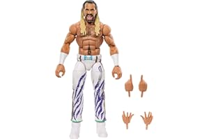 Mattel WWE Elite - Figura de acción y accesorios, serie #117 de 6 pulgadas coleccionable Seth "Freakin" Rollins con 25 puntos de articulación y manos intercambiables