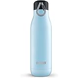 Zoku - Borraccia in acciaio INOX, 750 ml, 8 x 8 x 28,2 cm, colore: Azzurro