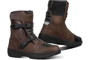 RAXID New Motorbike Adventure Boots Basta V2 Genuine Leather Motorcycle Waterproof Off Road On Road Men Women Shoes CE Approved