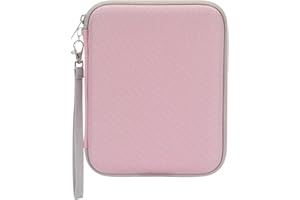 ELIPHONTOWNE Card Holder for Yoto Card - 80 Pockets Card Case with Zipper, Card Binder Folder for Kids&Adults, 2.3 * 3.4 In Card Organiser for Mini Audiobook Playing Cards - Pink