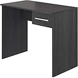 Amazon Brand - Movian Inari Computer Desk with 1 drawer, Home Office table, 50 x 90 x 73 cm, Dark Grey