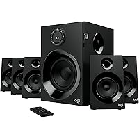 Logitech Z607 5.1 Surround Sound Speaker System with Bluetooth (Black)