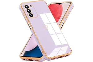 Kaywzo Funda para Samsung Galaxy S23+/S23 Plus 5G,Suave TPU Galvanizada Carcasa con Refuerzo Protección de 4 Esquinas,Hermoso Mujeres Forma del Corazón Phone Case Cover,Morado