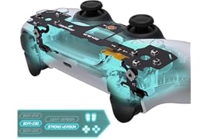 eXtremeRate Whole Clicky Kit para ps5 Mando BDM-030 Micro Switch en Gatillos L2R2/Botones Delanteras/D-pad y Táctile Switch en L1R1 Trigger Clic de Ratón para ps5 Control Accesorios(Versión Fuerte)